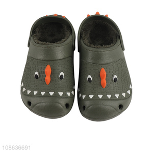 Best selling cartoon winter thickened children slippers wholesale