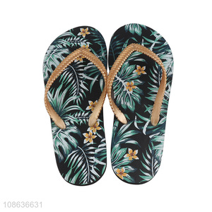 Top sale fashion ladies beach outdoor flip flops slippers