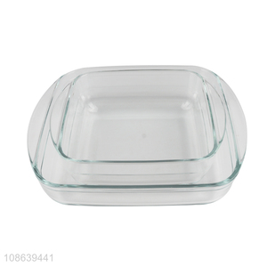 Popular products high borosilicate glass oven baking dish