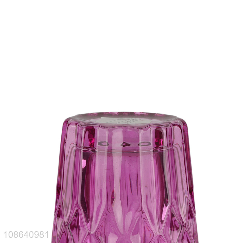High quality colored glass flower vases for housewarming gifts