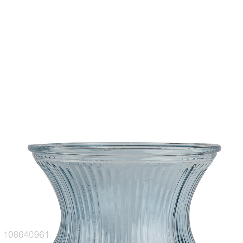 Good quality modern glass flower vases hydroponic plant vase