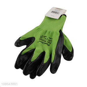 Good quality 8 inch safety gloves butyronitrile latex working gloves