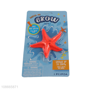 China products non-toxic starfish water growing toys for children
