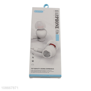 Hot selling professional stereo bass in-ear wired earbud wholesale