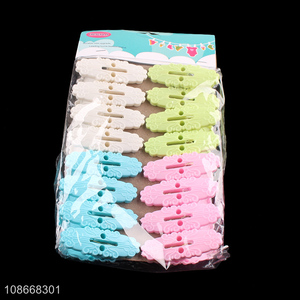 China supplier multicolor plastic clothes pegs clothespins for household