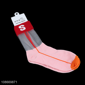 Good quality women'sankle socks mesh transparent see through socks