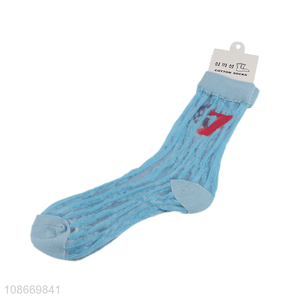 New product women's sheer socks stylish thin breathable crew socks