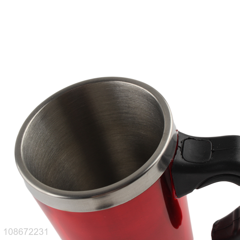 Top selling car double wall insulated water cup with handle