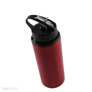 Best selling portable aluminum water cup drinking bottle with handle