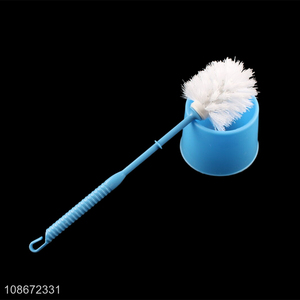 Online wholesale plastic bathroom accessories toilet brush set