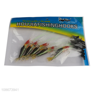 Top products fishing simulated shrimp baits with hook