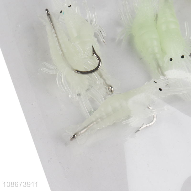 Yiwu market fishing shrimp bionic bait with hook