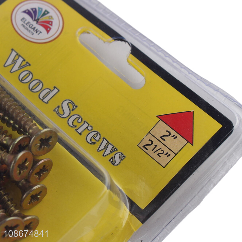 Good quality 2/2.5 inch metal flat head self-tapping wood screws