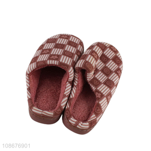 Wholesale women's slippers winter warm cozy slip-on house slippers