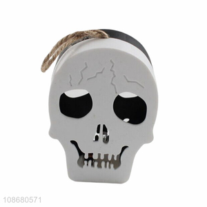 Online wholesale skull shape halloween hanging ornaments for decoration