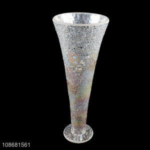 China products home décor table decoration glass flower vase for sale