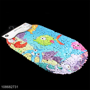 China factory cartoon pattern non-slip bath bat floor mat