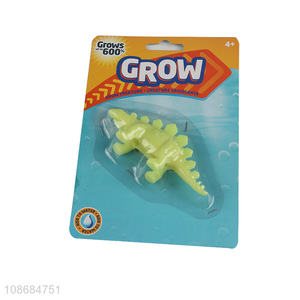 Top selling children soft dinosaur water growing toy wholesale