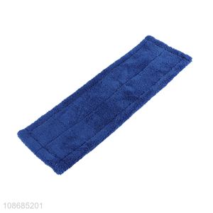 Good quality wet and dry use flat mop head replacement mop pads