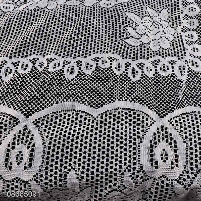 Whoelsale wedding table decoration lace table cloth for rectangular table