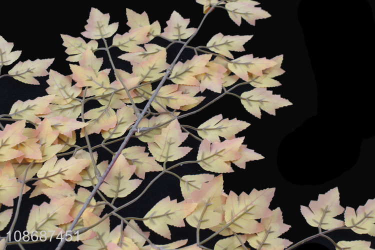 Online wholesale 108pcs leaves 3 branch bud leaf artificial plant leaf
