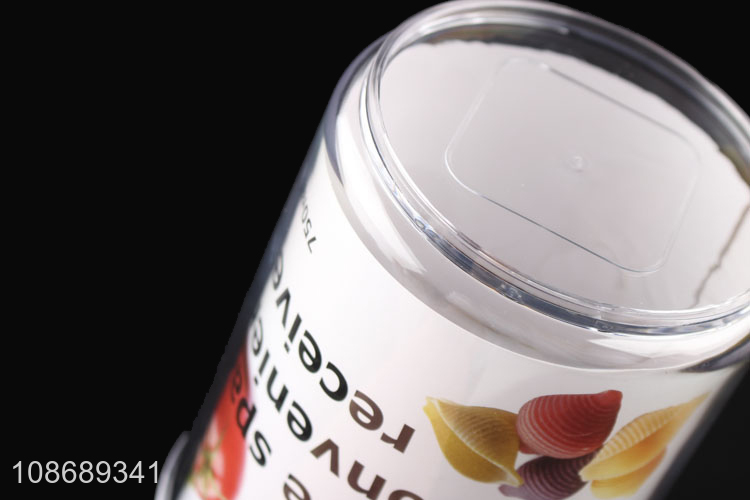 Hot items space saving fruits snack sealed storage jar for kitchen