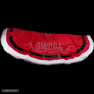 New product fluffy Christmas tree skirt for Christmas tree <em>decorations</em>