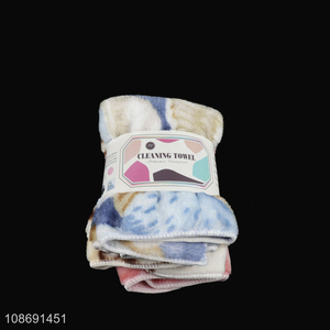 Hot products 3pcs soft coral fleece <em>cleaning</em> <em>towel</em> <em>cleaning</em> cloth for sale
