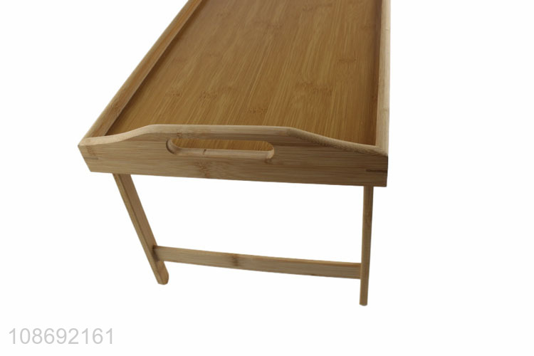 Yiwu market laptop desk snack tray table with folding legs for sale