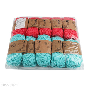 Good quality 100g soft acrylic yarn for hand knitting blanket craft
