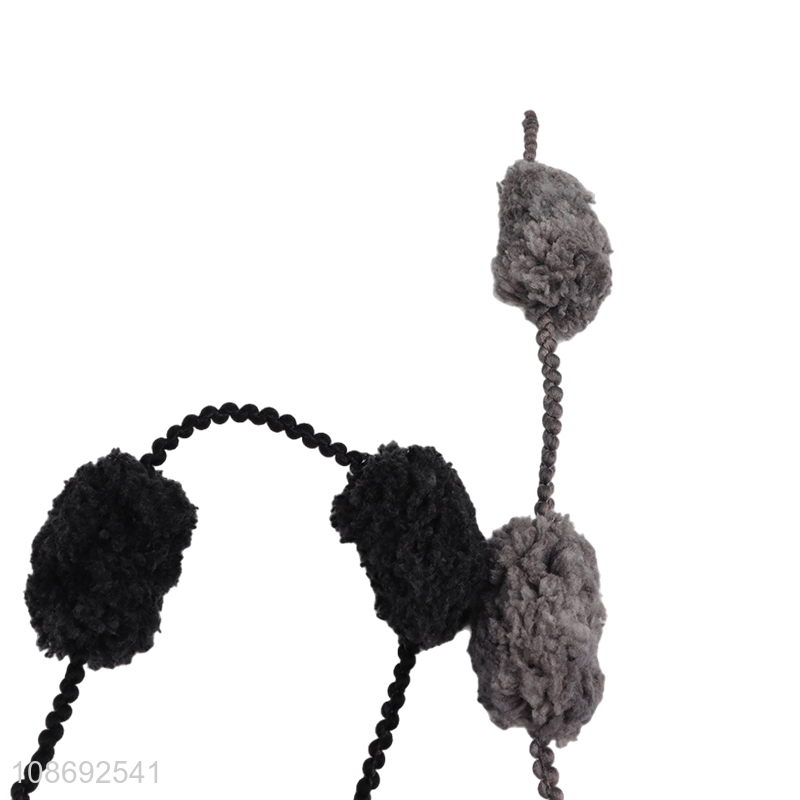 New products 120g chunky pom pom yarn for hand knitting blanket