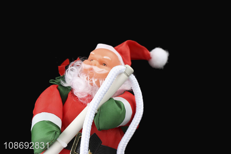 Hot products christmas decorations climbing ladders santa claus