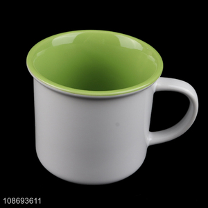 New product sublimation <em>ceramic</em> coffee mug imitation enamel <em>cup</em>