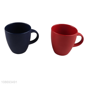 Online wholesale solod color <em>ceramic</em> mug espresso <em>cup</em> with handle