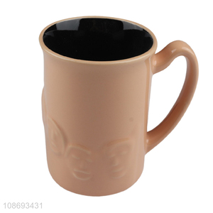 New product glossy embossed <em>ceramic</em> mug coffee <em>cup</em> water <em>cup</em>