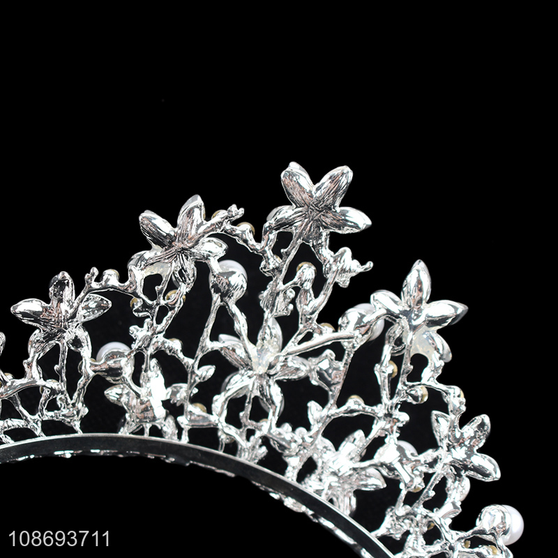Yiwu market bridal wedding crowns women hair accessories fpr hair decoration