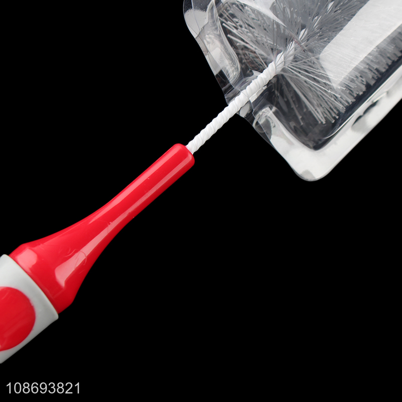 Good quality sponge cleaning brush bottle brush with long handle
