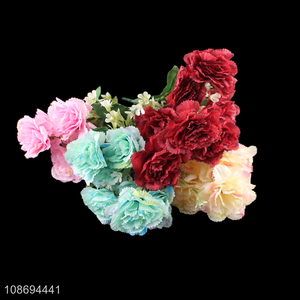 Good selling 7heads natural multicolor <em>artificial</em> <em>flower</em> fake <em>flower</em> wholesale