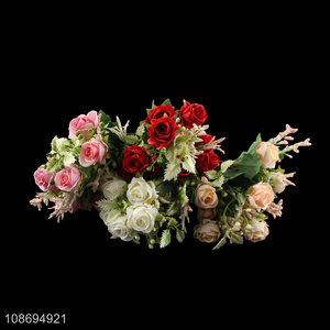 Hot selling multicolor natural <em>artificial</em> rose <em>flower</em> fake <em>flower</em> wholesale