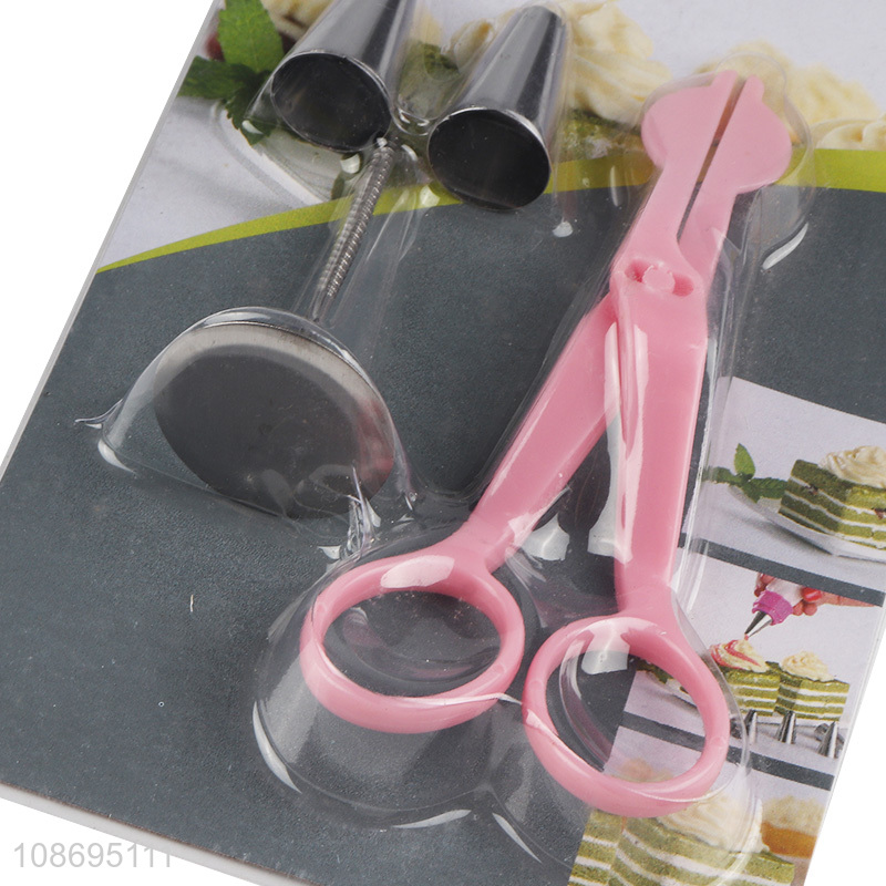 New product reusable cake decorating tool set piping tips scissors set