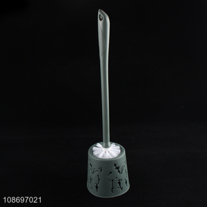 China product toilet brush and holder set for deep cleaning