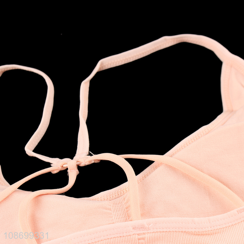 Wholesale women's wireless sports bras breathable fitness bras
