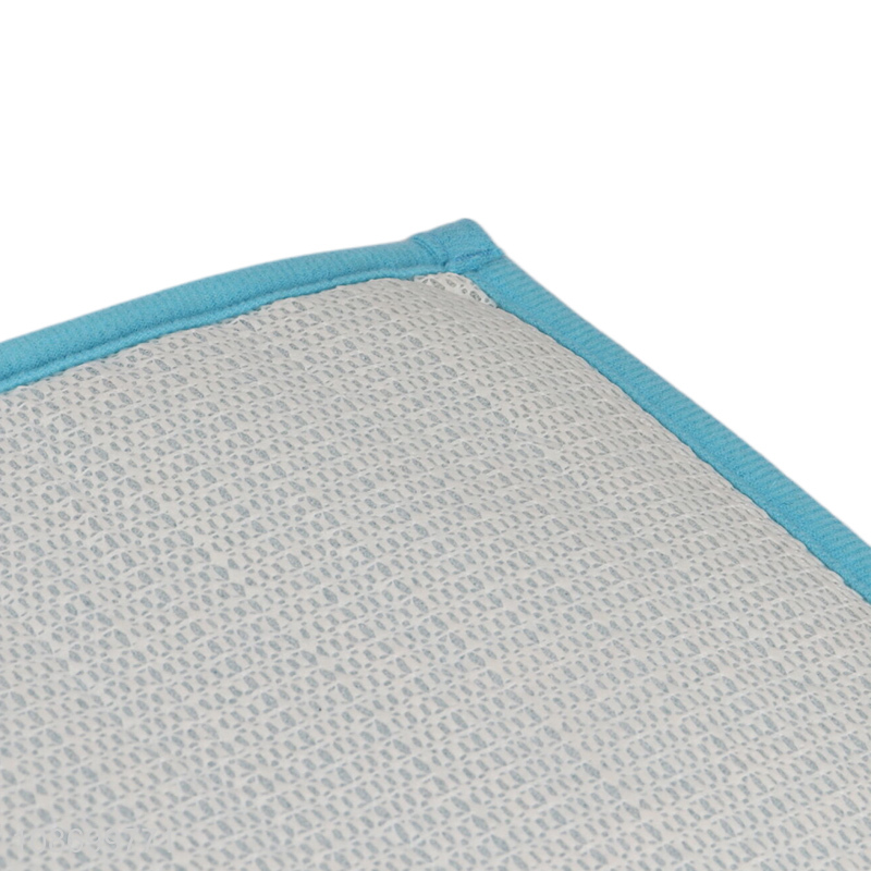 Good selling polyester rectangle chenille carpet floor mat door mat wholesale