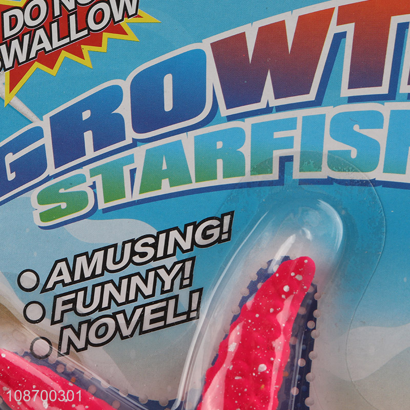 Top quality funny children magic starfish water growing toys for sale