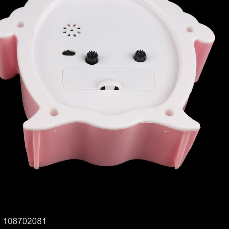 Hot sale house shape plastic alarm clock for adults & kids