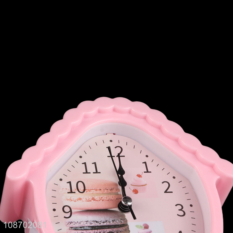 Hot sale house shape plastic alarm clock for adults & kids