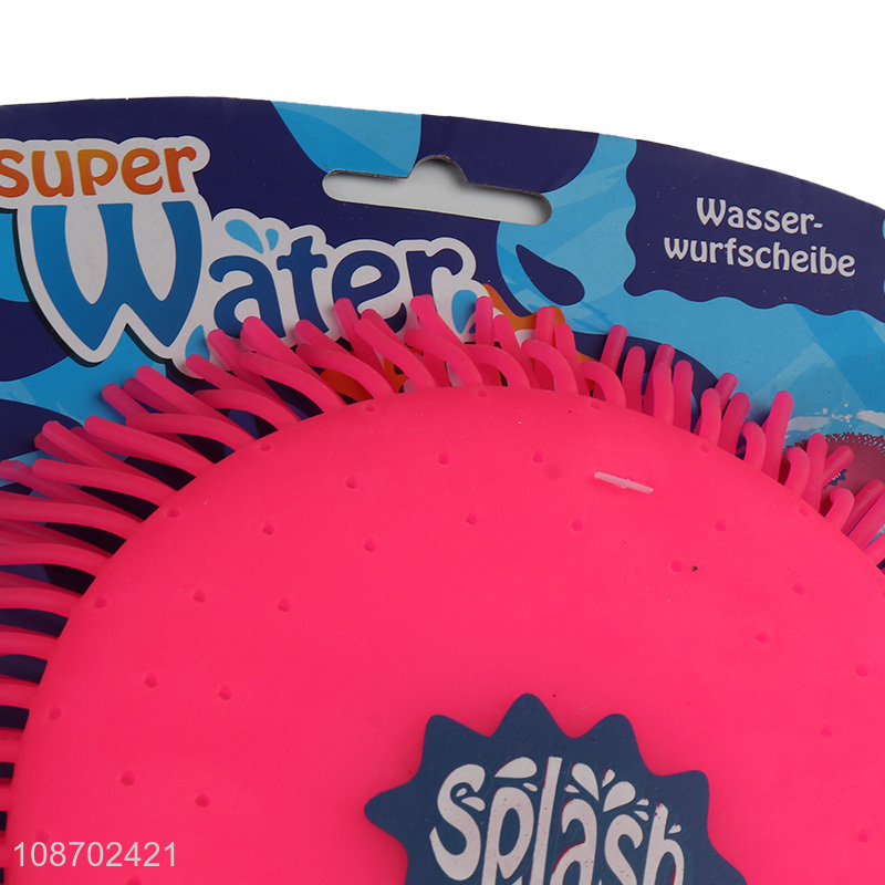 Hot sale splash water flying disc stress relief toy for adults kids