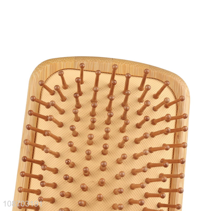 Hot products anti-static bamboo wide tooth massage hair comb for sale