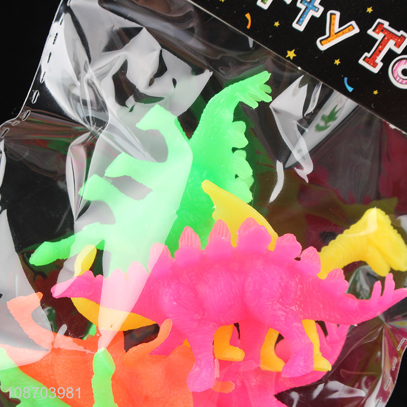 Hot items multicolor plastic dinosaur model toy animal toy for kids