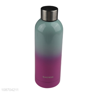 Good quality leakproof double wall vacuum flask insulated water bottle
